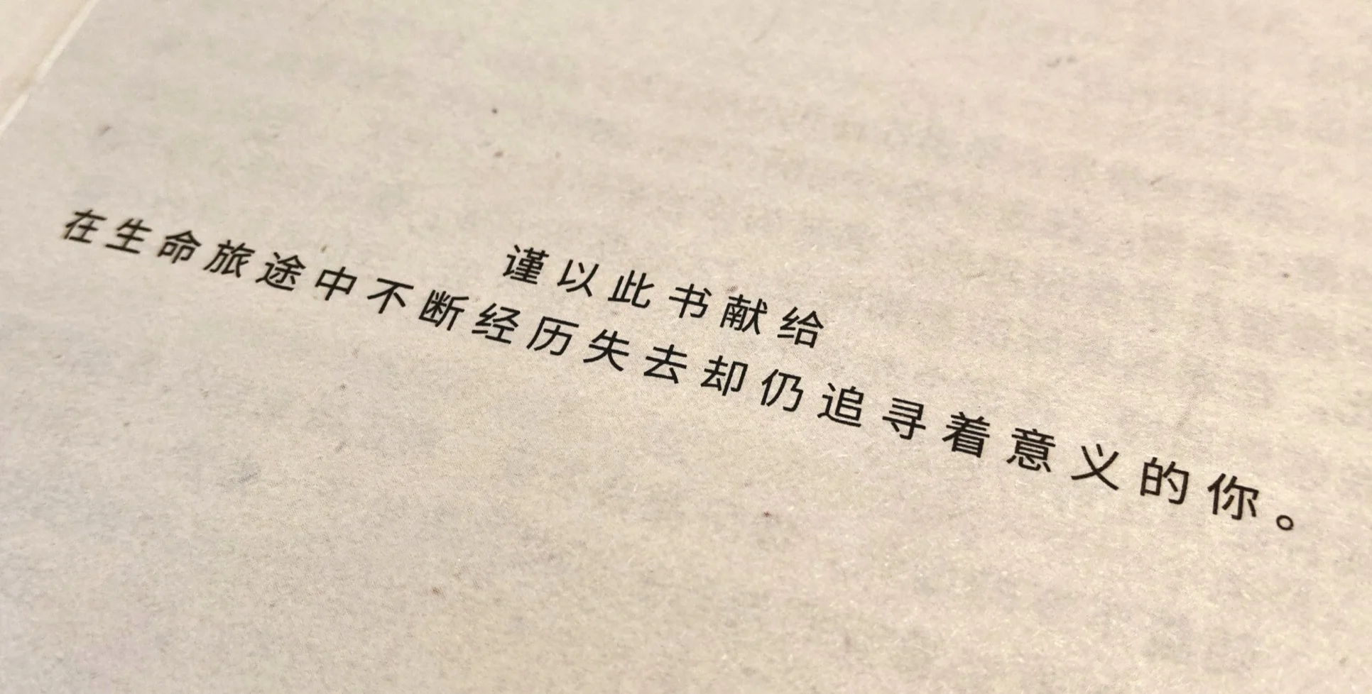 謹以此書獻給在生命旅途中不斷失去卻仍追尋著意義的你